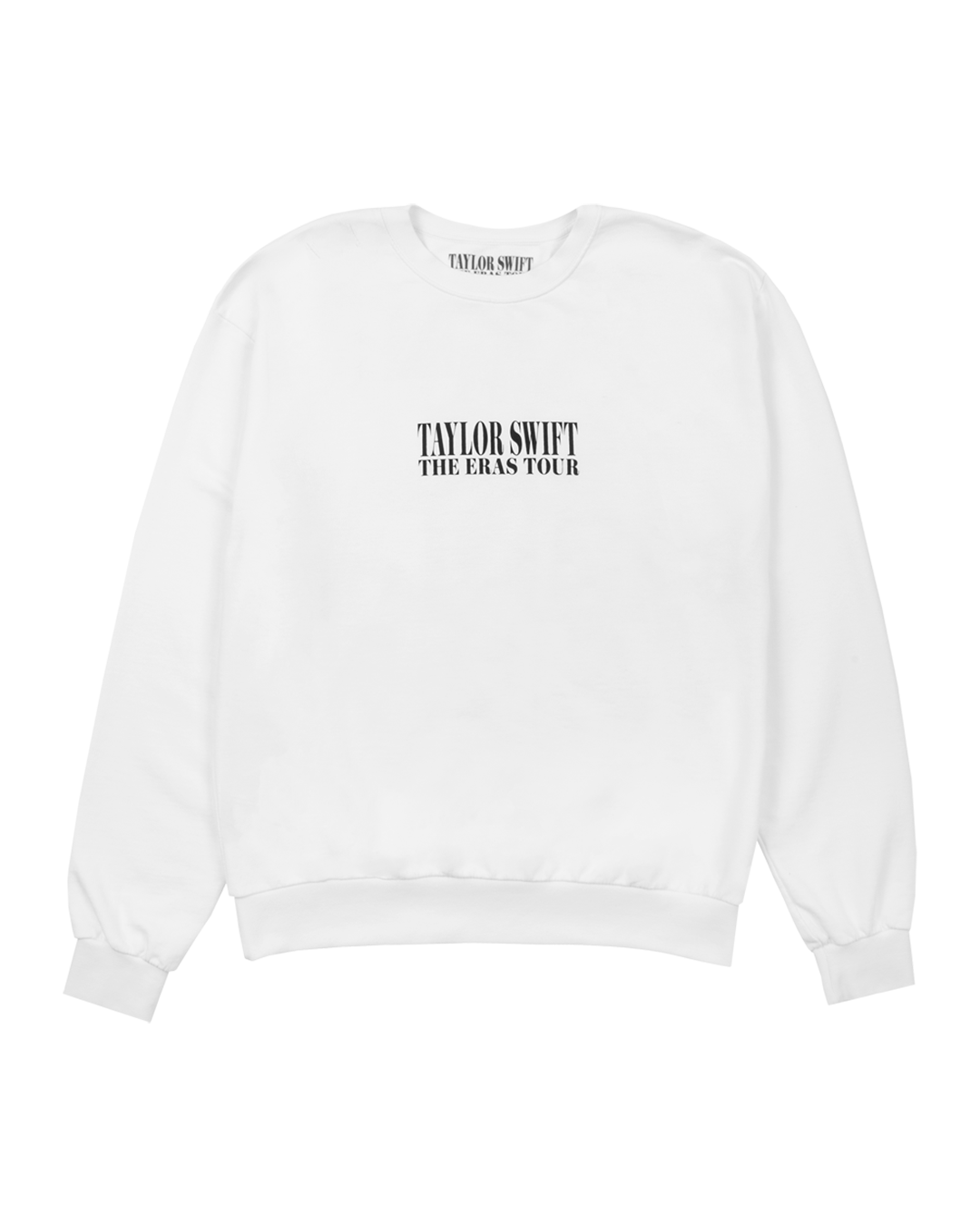 Taylor Swift | The Eras Tour White Crewneck front