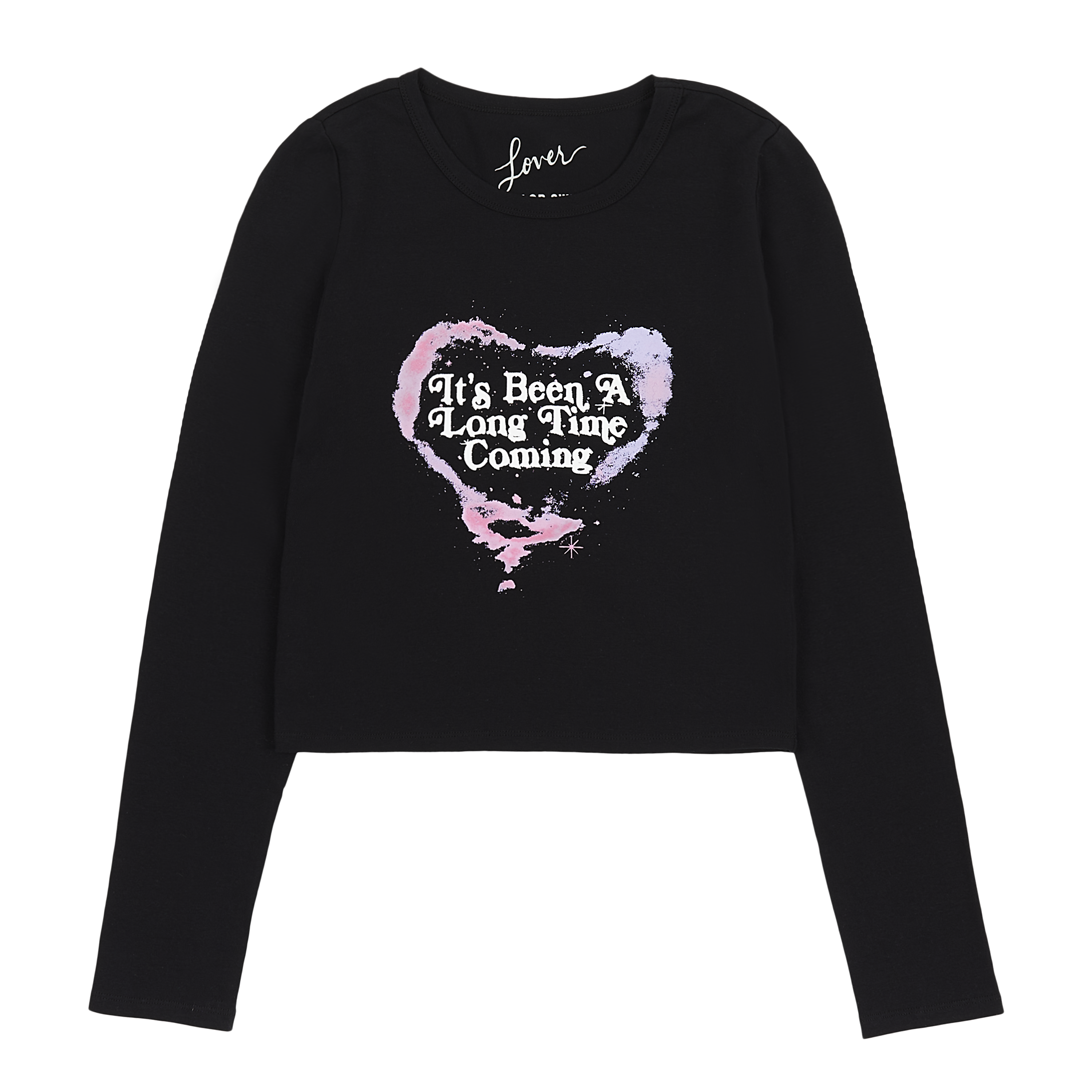 It's Been A Long Time Coming Cropped Longsleeve T-Shirt