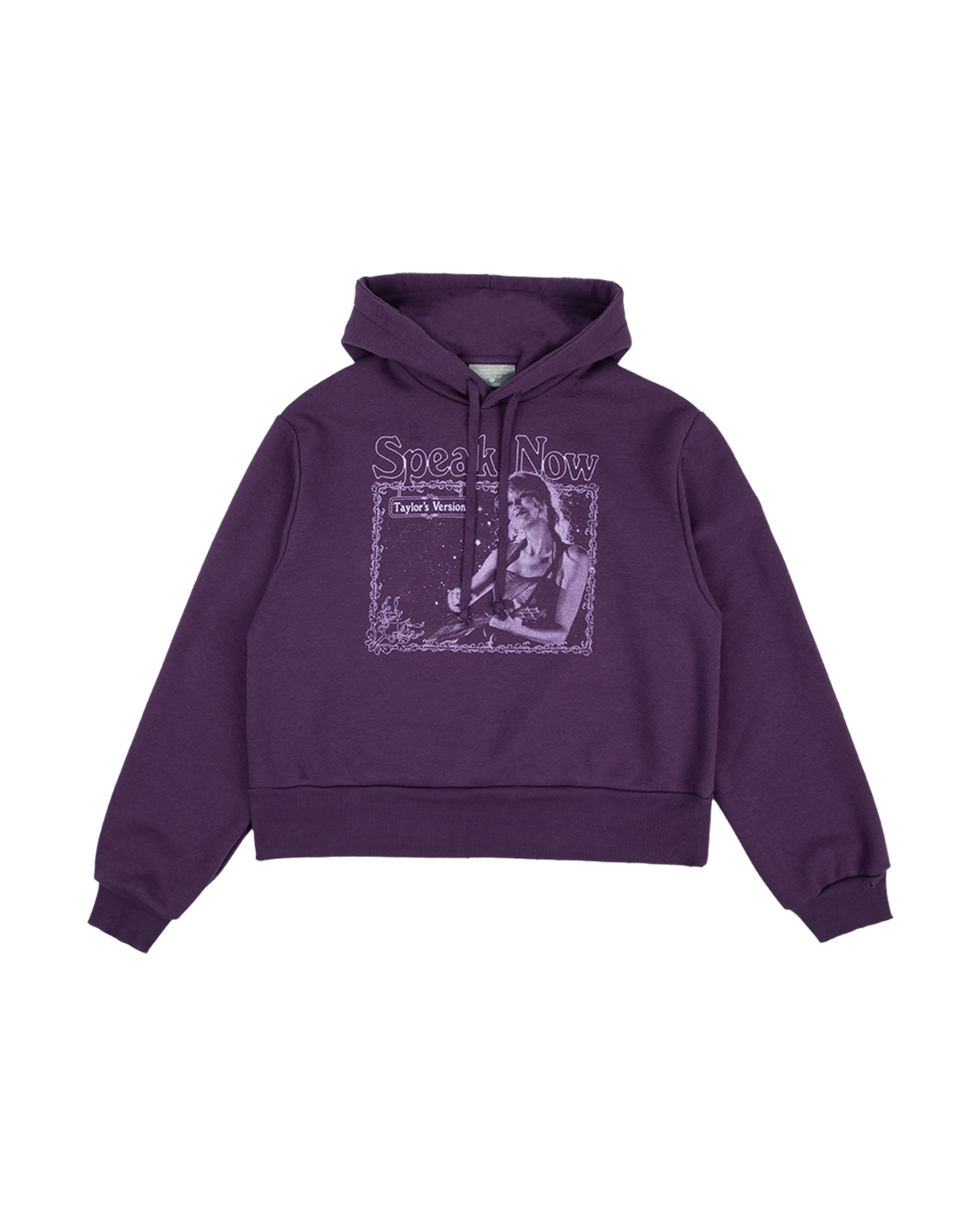 The Story Of Us Purple Crop Hoodie