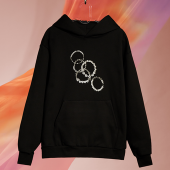 Taylor Swift | The Eras Tour Friendship Bracelet Hoodie Editorial Front