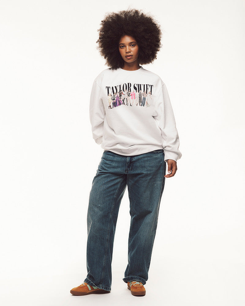 TTPD Eras White Crewneck