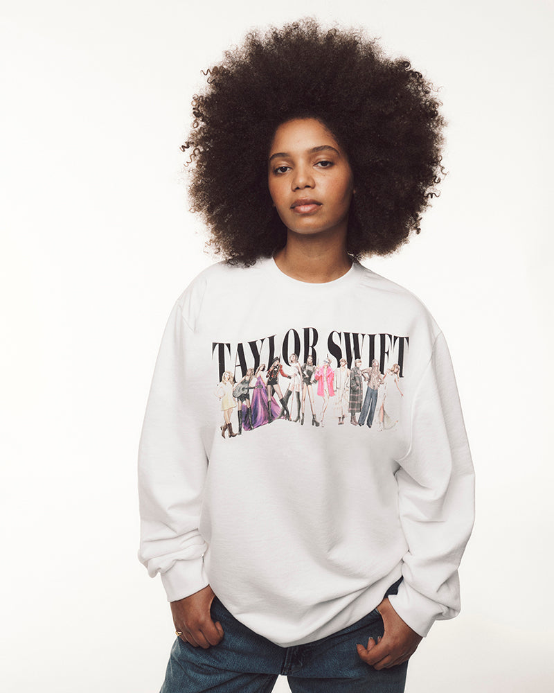 Taylor Swift トレーナー TTPD Eras White Crewneck – Taylor Swift Official Store