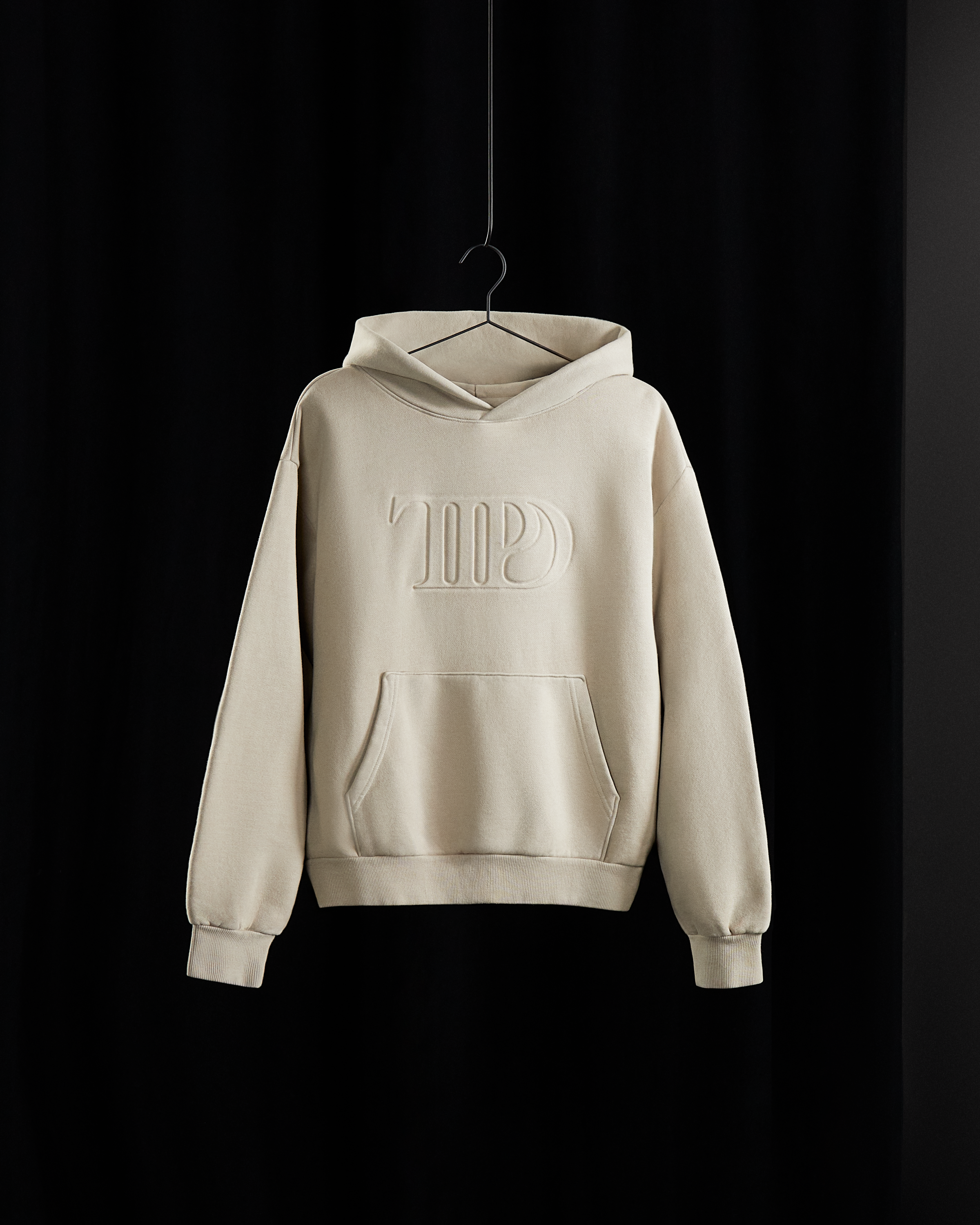 The Tortured Poets Department Beige Hoodie editorial