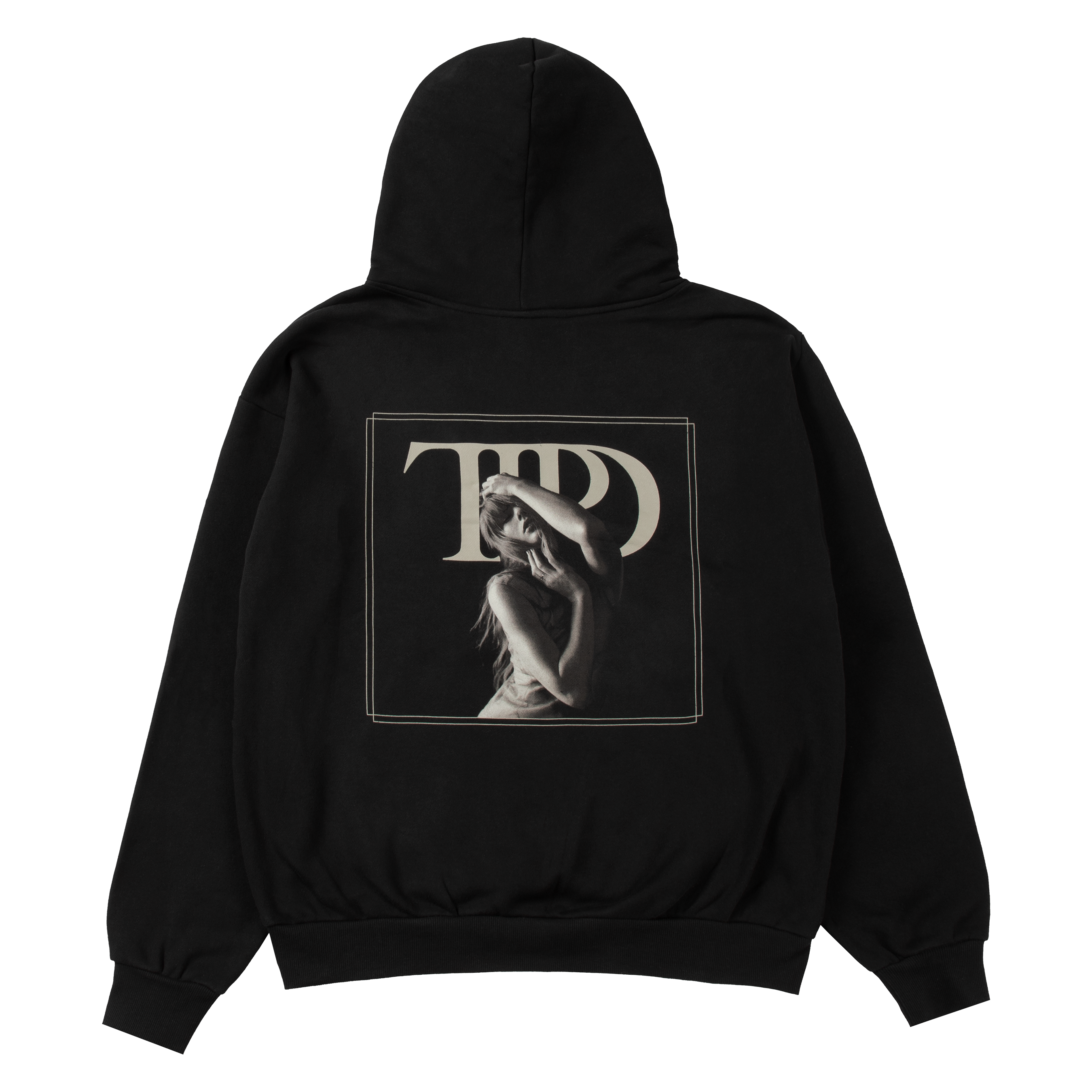 The Tortured Poets Department Black Hoodie - Taylor Swift Official 