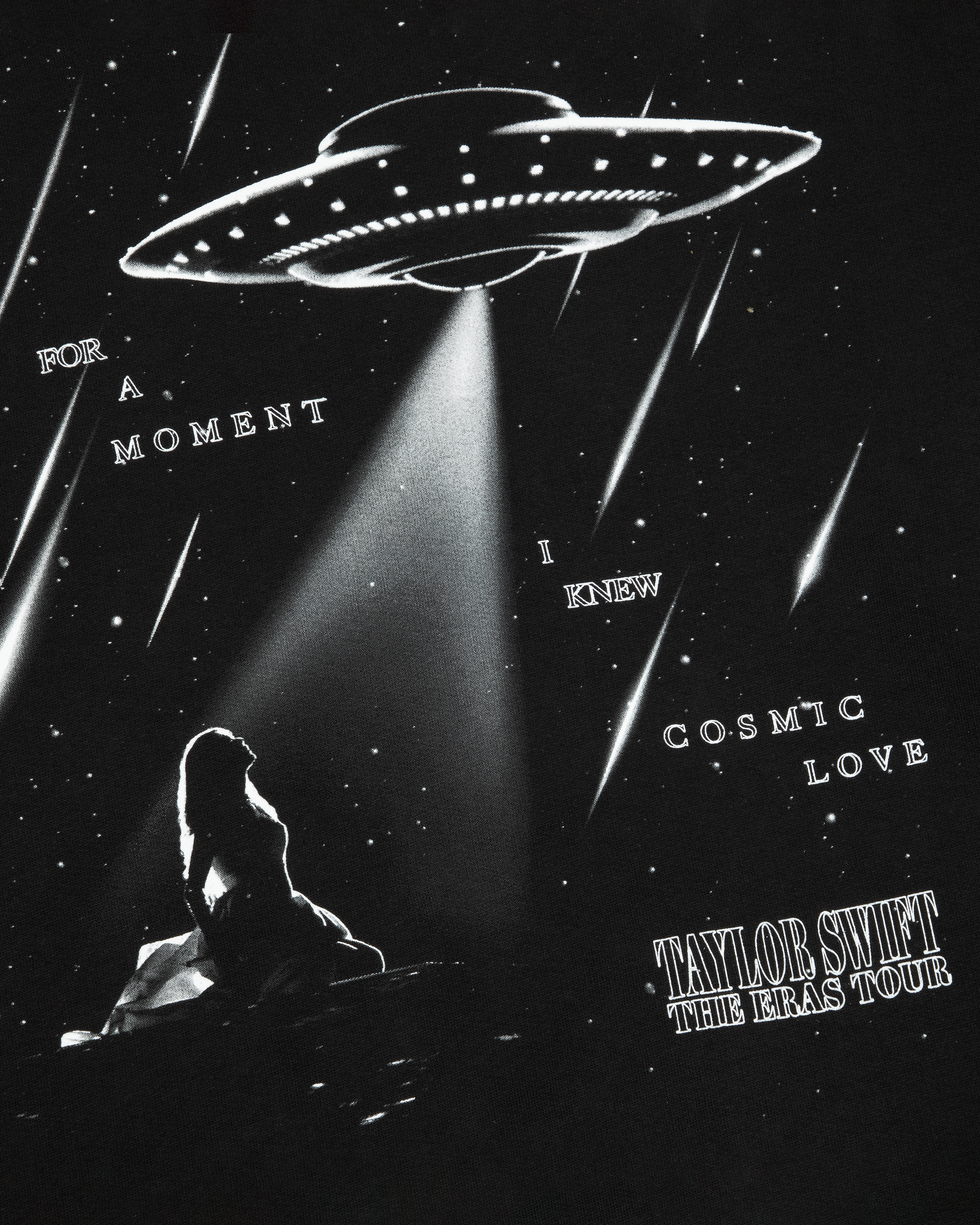 Taylor Swift | The Eras Tour Down Bad Live Photo Oversized Crewneck detail