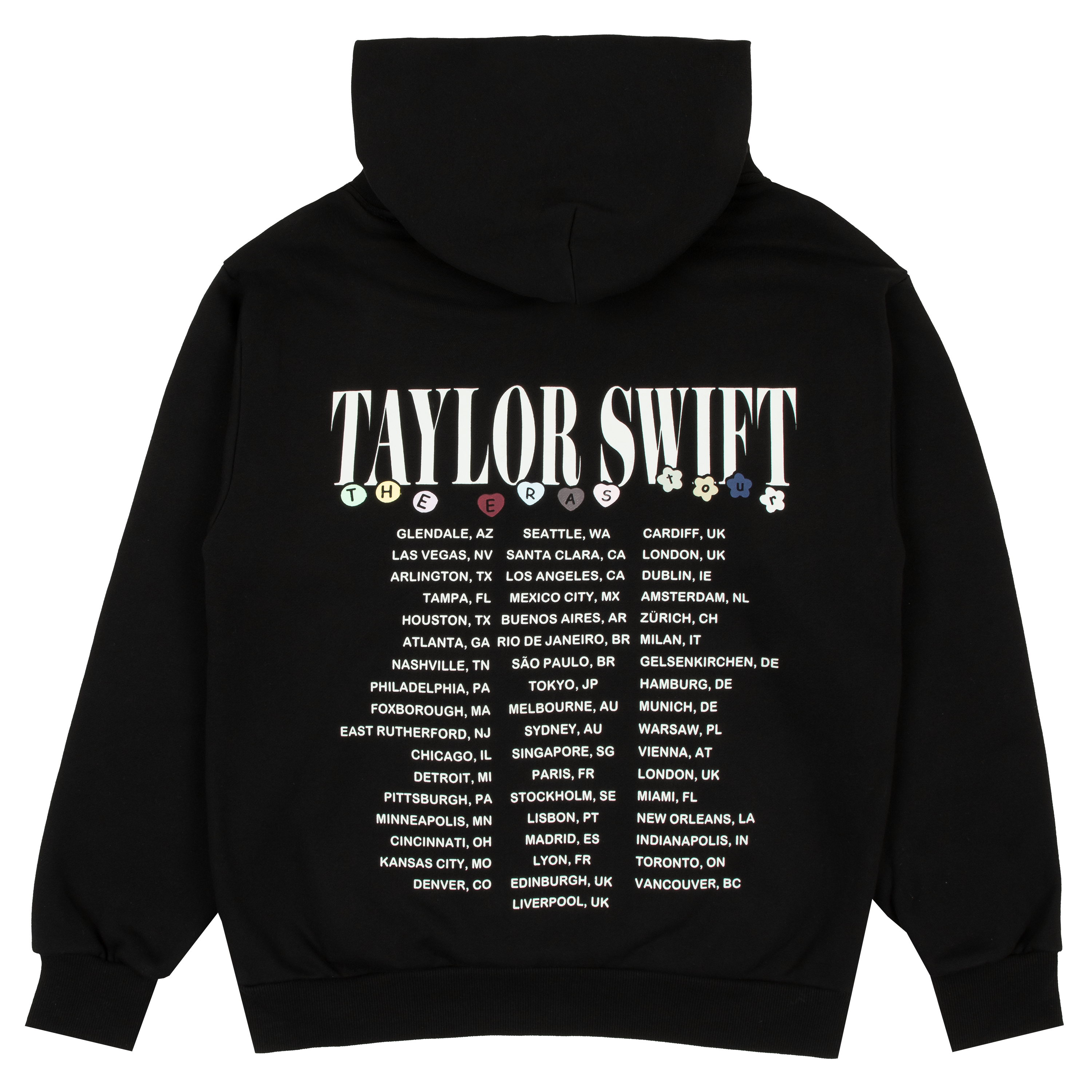 Taylor Swift | The Eras Tour Friendship Bracelet Hoodie Back