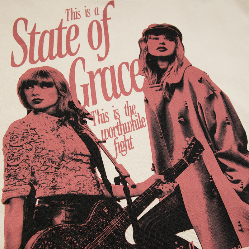Red (Taylor's Version) State of Grace Hoodie Back Detail
