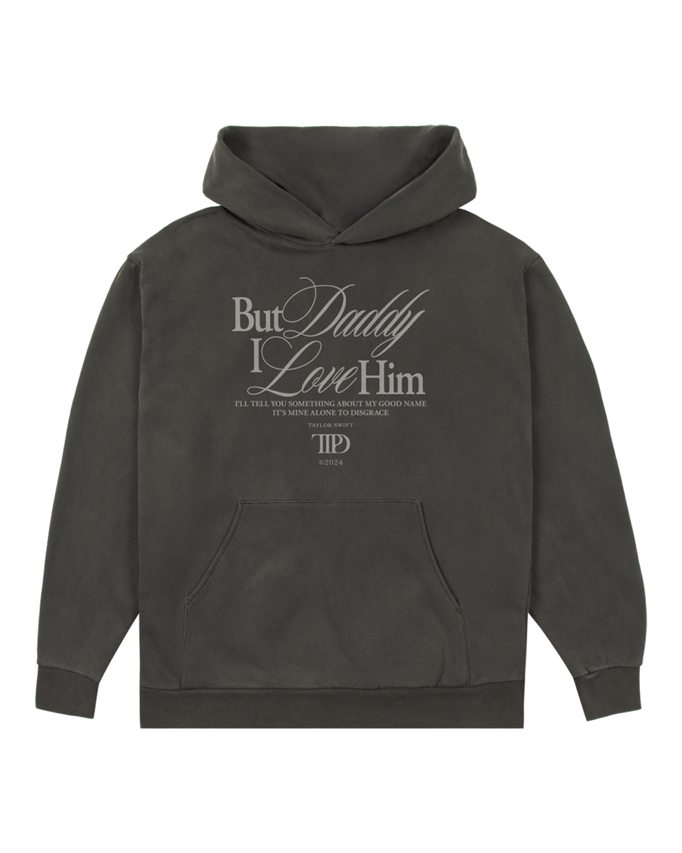 Dad I Love You Hoodie in White