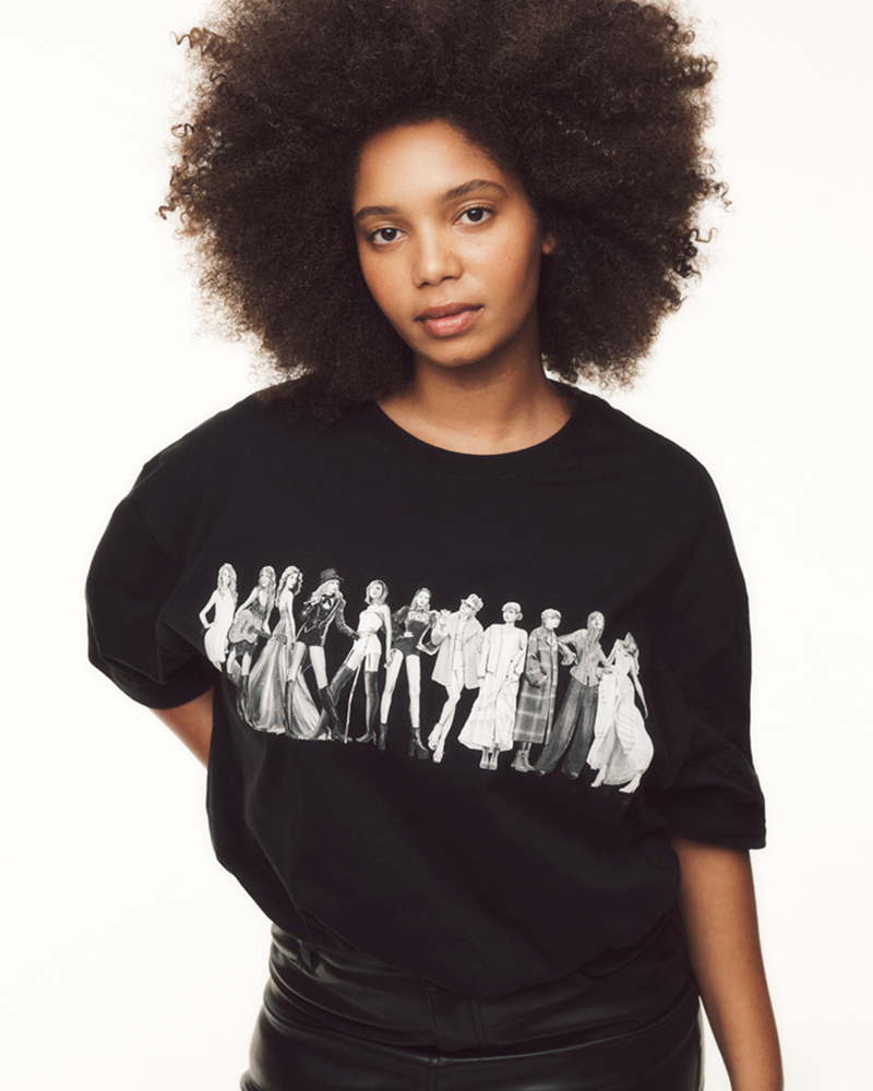 TTPD Eras Black T-Shirt