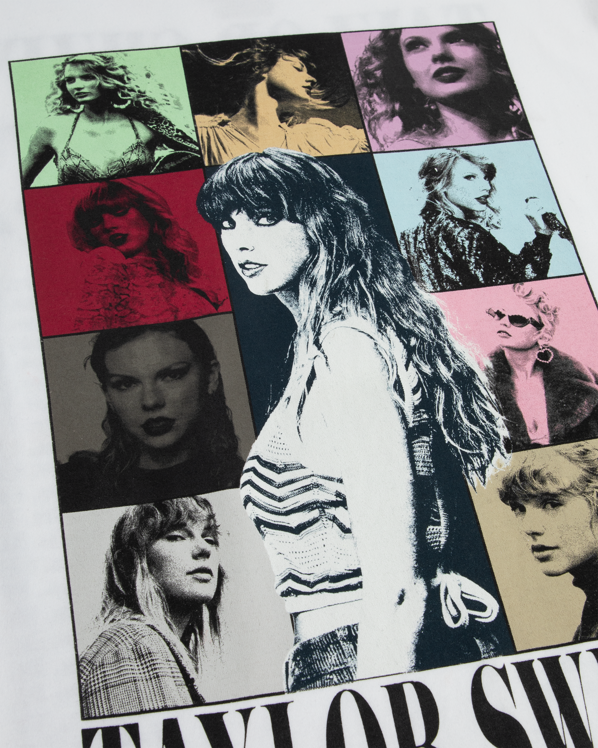 Taylor Swift | The Eras Tour Through Toronto White T-Shirt Front Detail