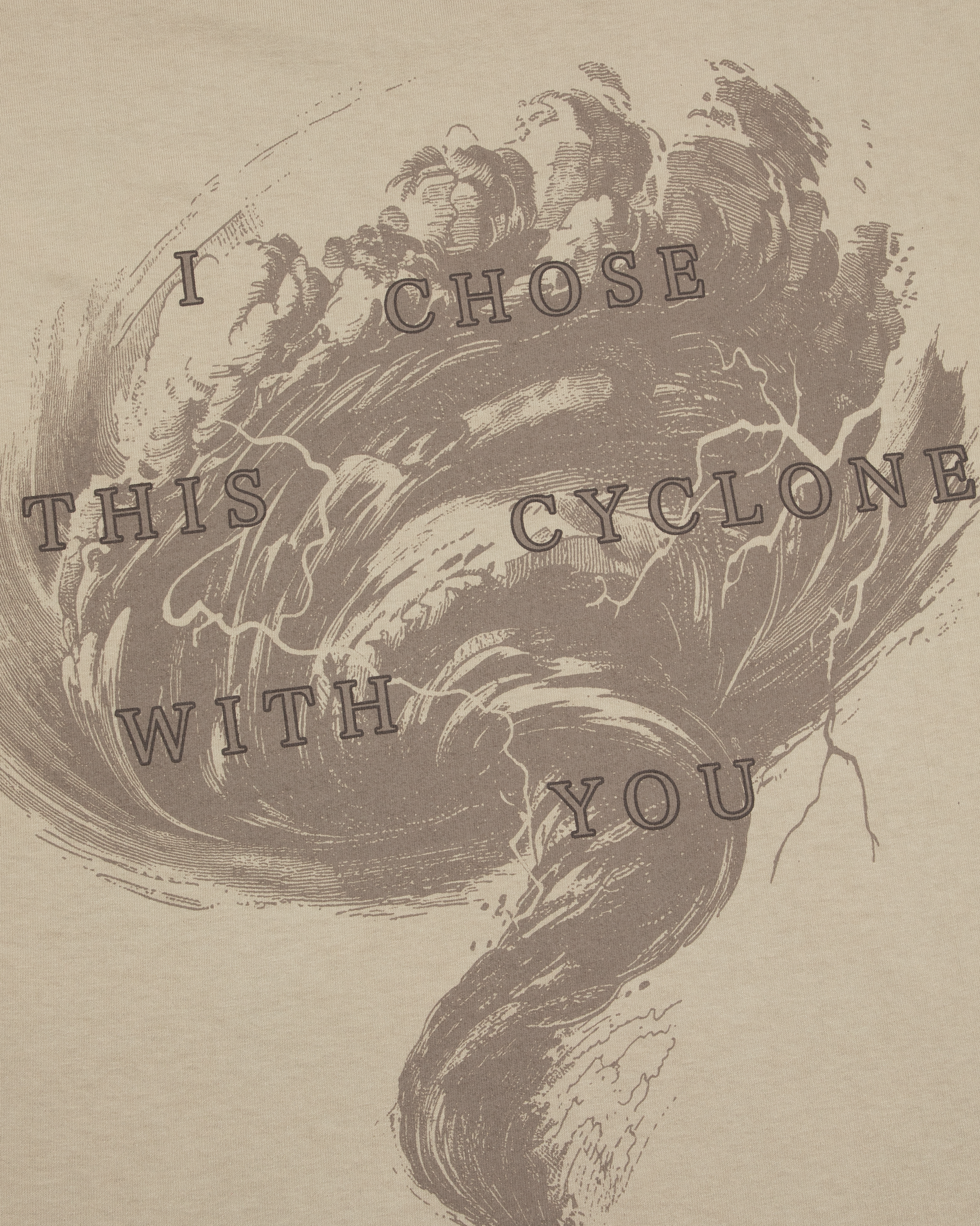 I Chose This Cyclone With You T-Shirt detail