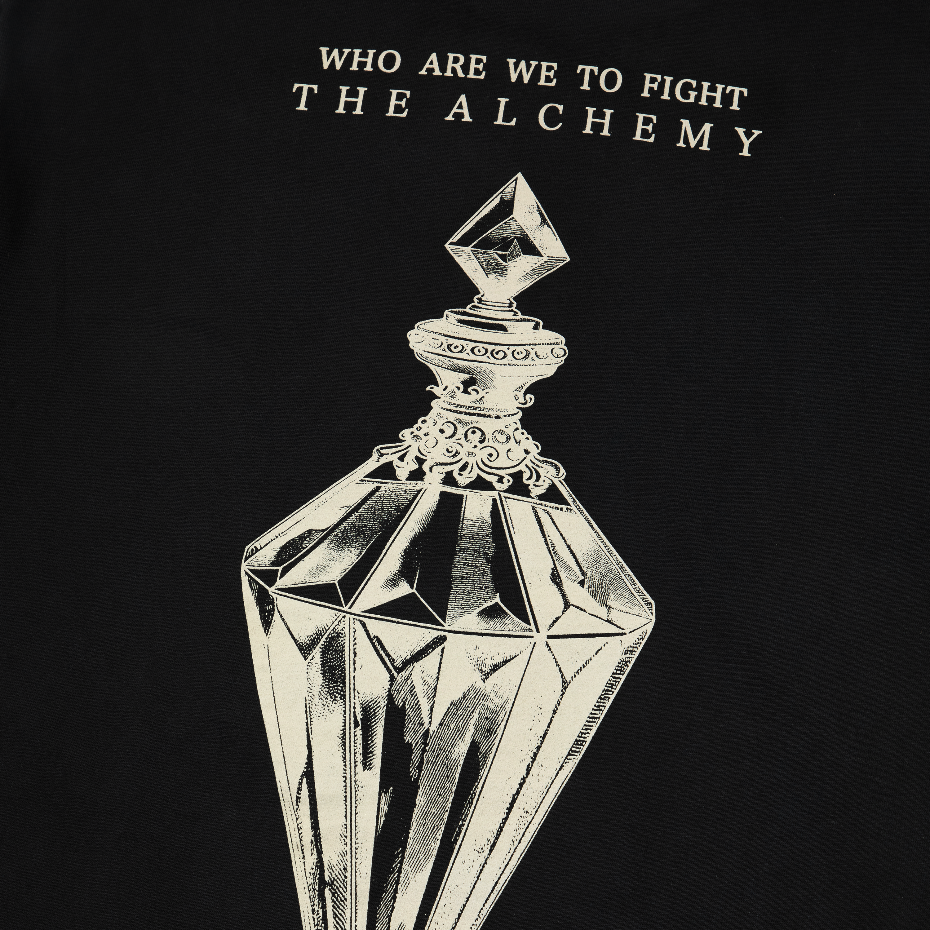 Who Are We To Fight The Alchemy T-Shirt Detail