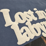 Lost in the Labyrinth of my Mind Crewneck Pullover Front Detail