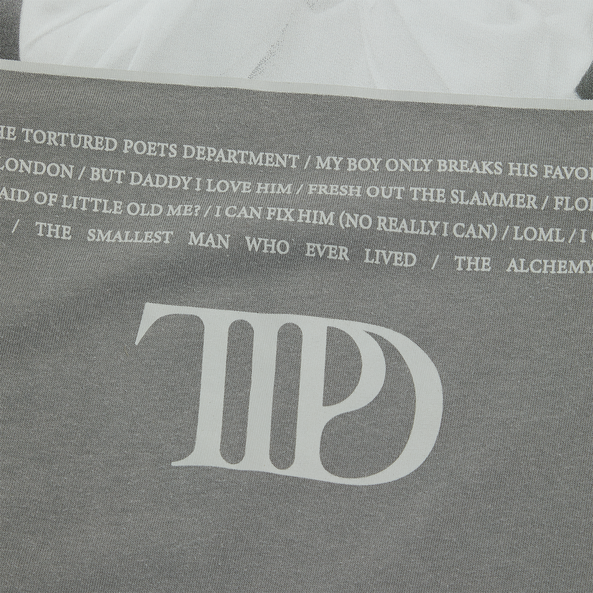 The Tortured Poets Department Gray Photo Long Sleeve T-Shirt TTPD