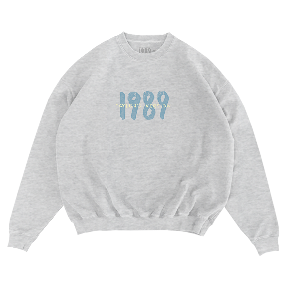 Heather Gray 1989 (Taylor's Version) Crewneck Front