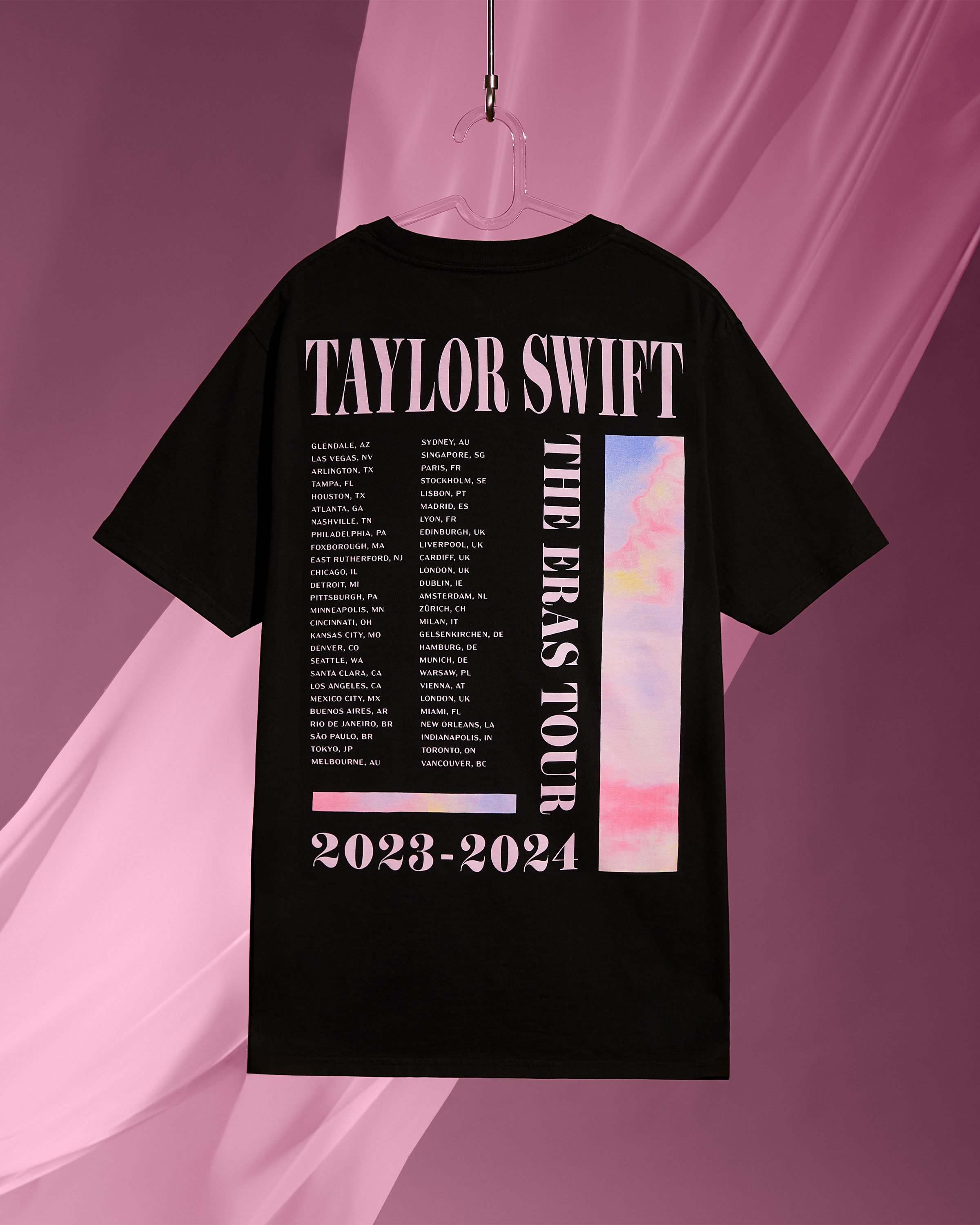 Taylor Swift | The Eras Tour Lover Oversized T-Shirt editorial back