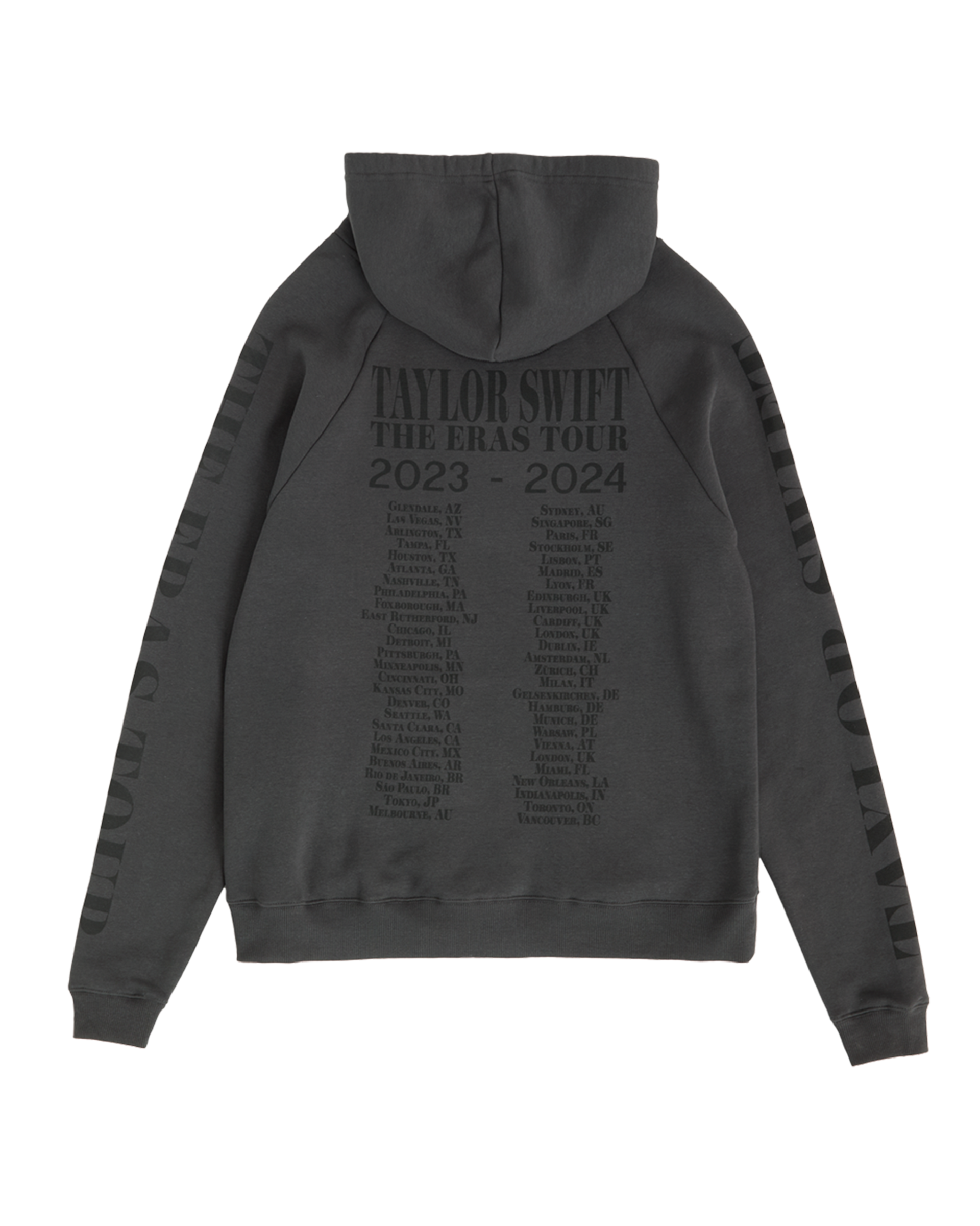 Taylor Swift | The Eras Tour Through Vancouver I Black Hoodie