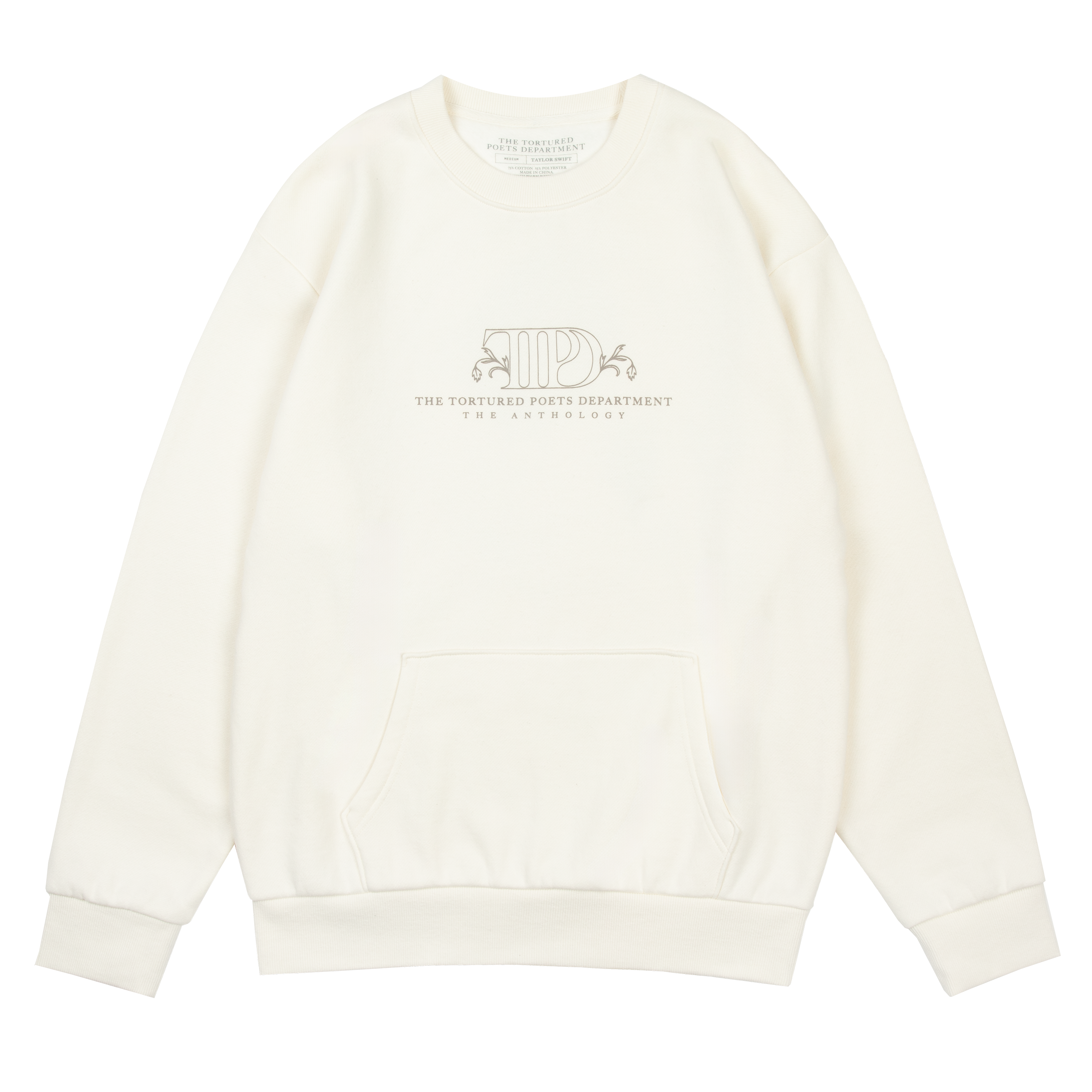 Old Habits Die Screaming Kanga Pocket Crewneck Front