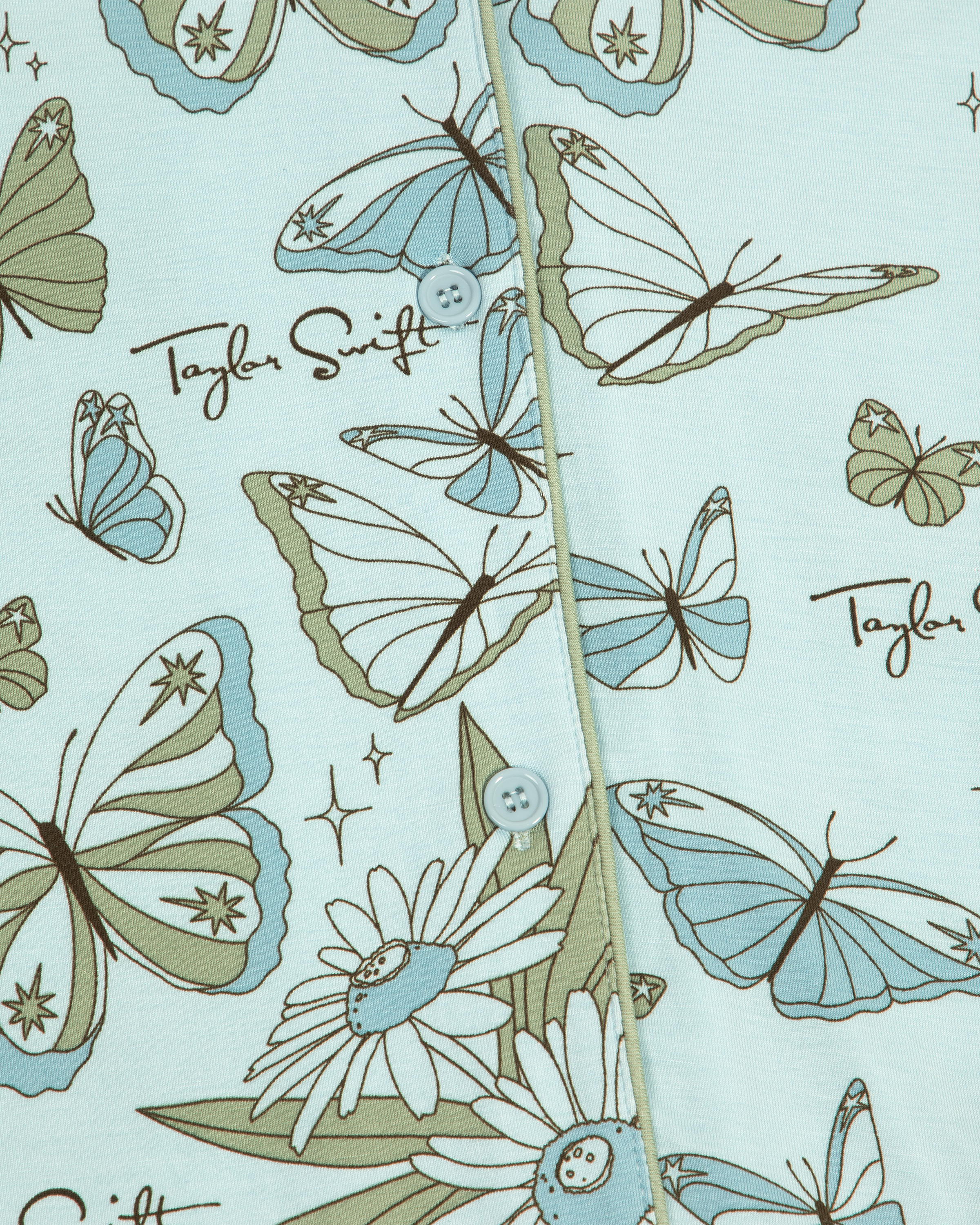 Self-Titled Butterfly PJ Shirt Dress detail