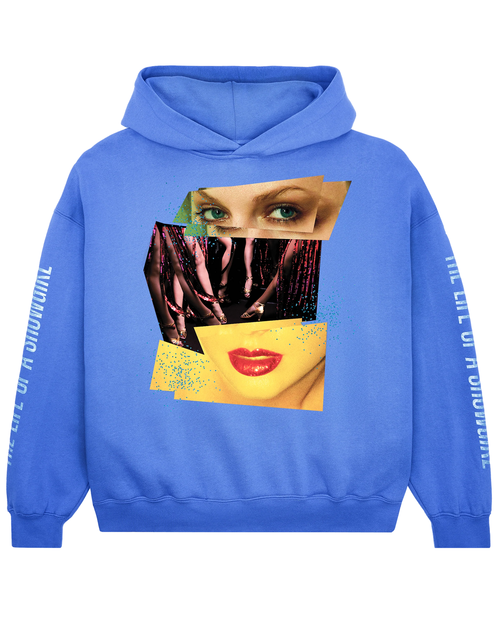 taylor swift lavender flower hoodie The Life of a Showgirl Violet Blue Hoodie – Taylor Swift Official Store