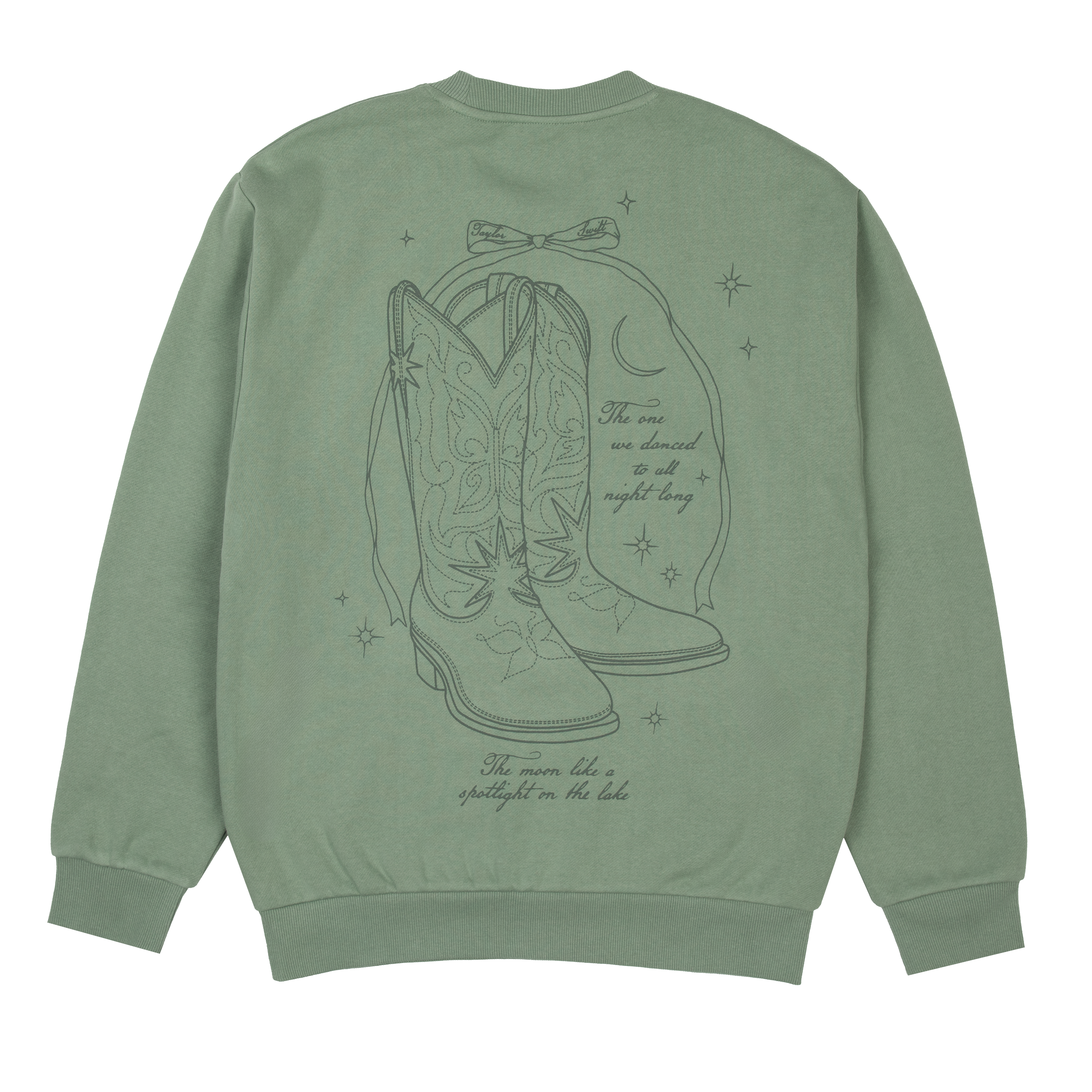 Self-Titled Danced All Night Long Kanga Pocket Crewneck Back