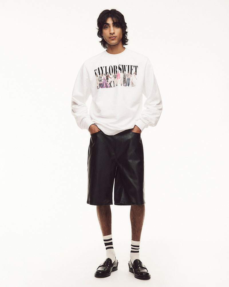 TTPD Eras White Crewneck