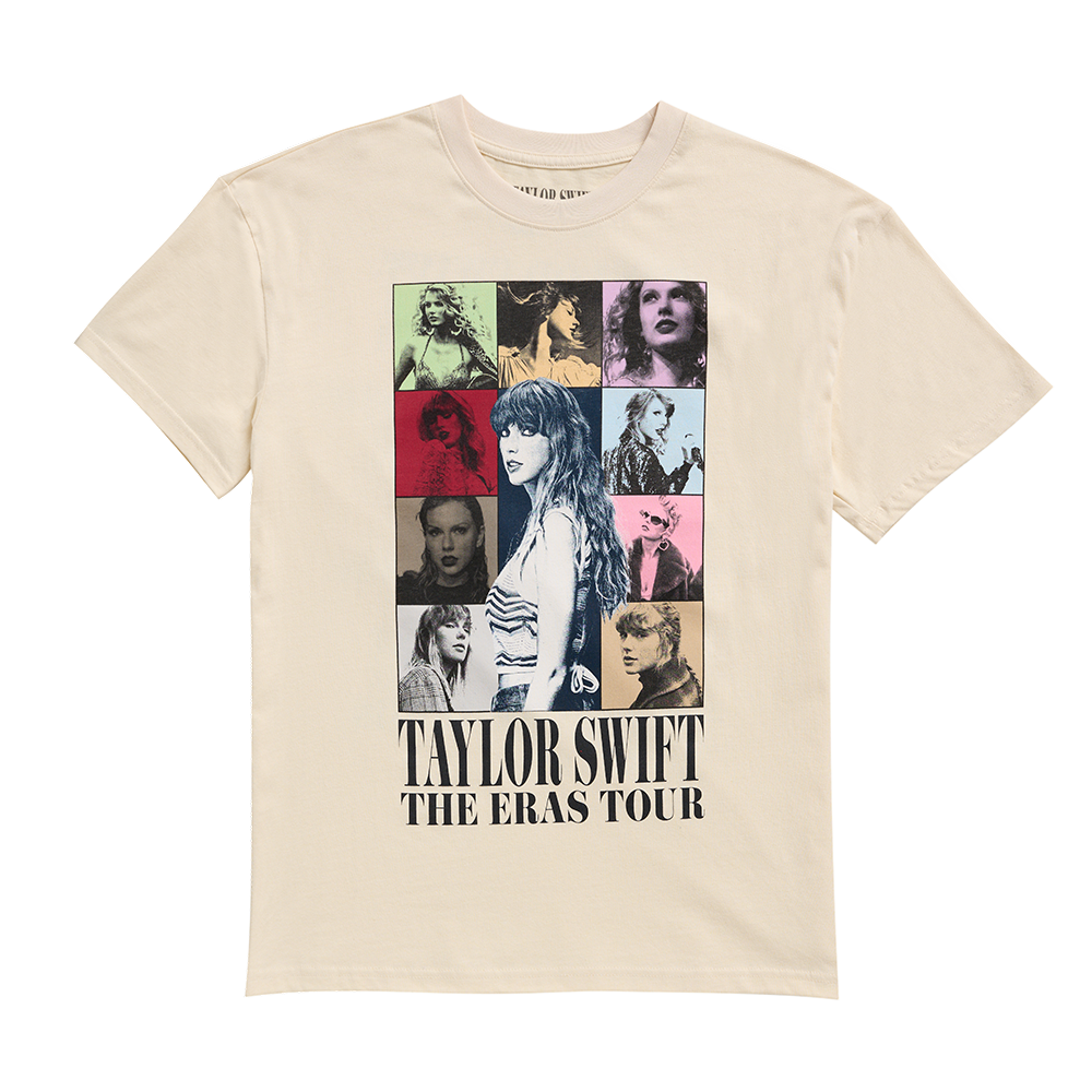 Taylor Swift | The Eras International Tour Beige T-Shirt Front