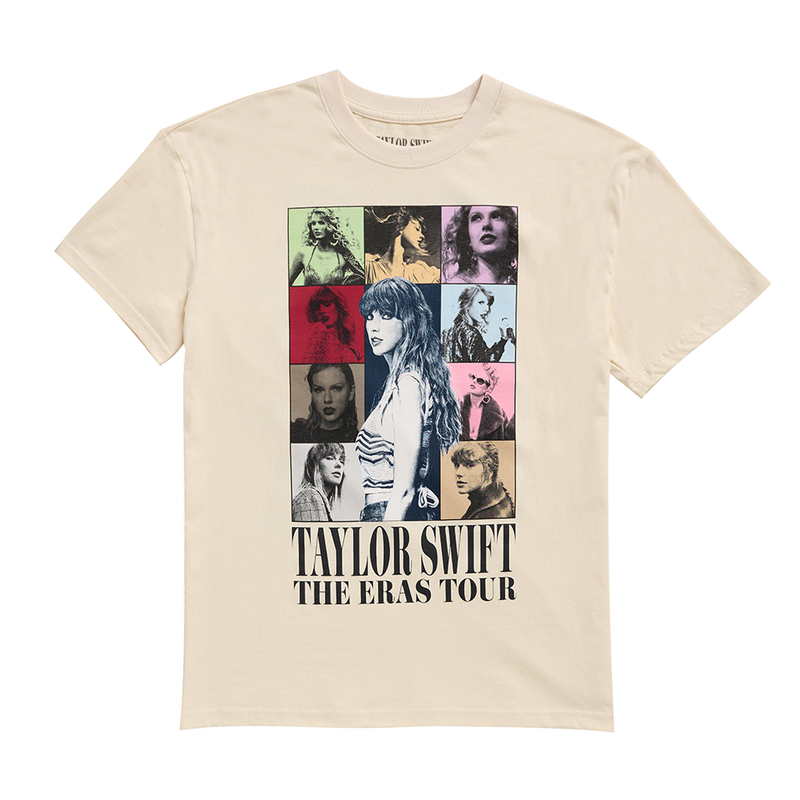 Taylor Swift The Eras International Tour Beige T-Shirt Front