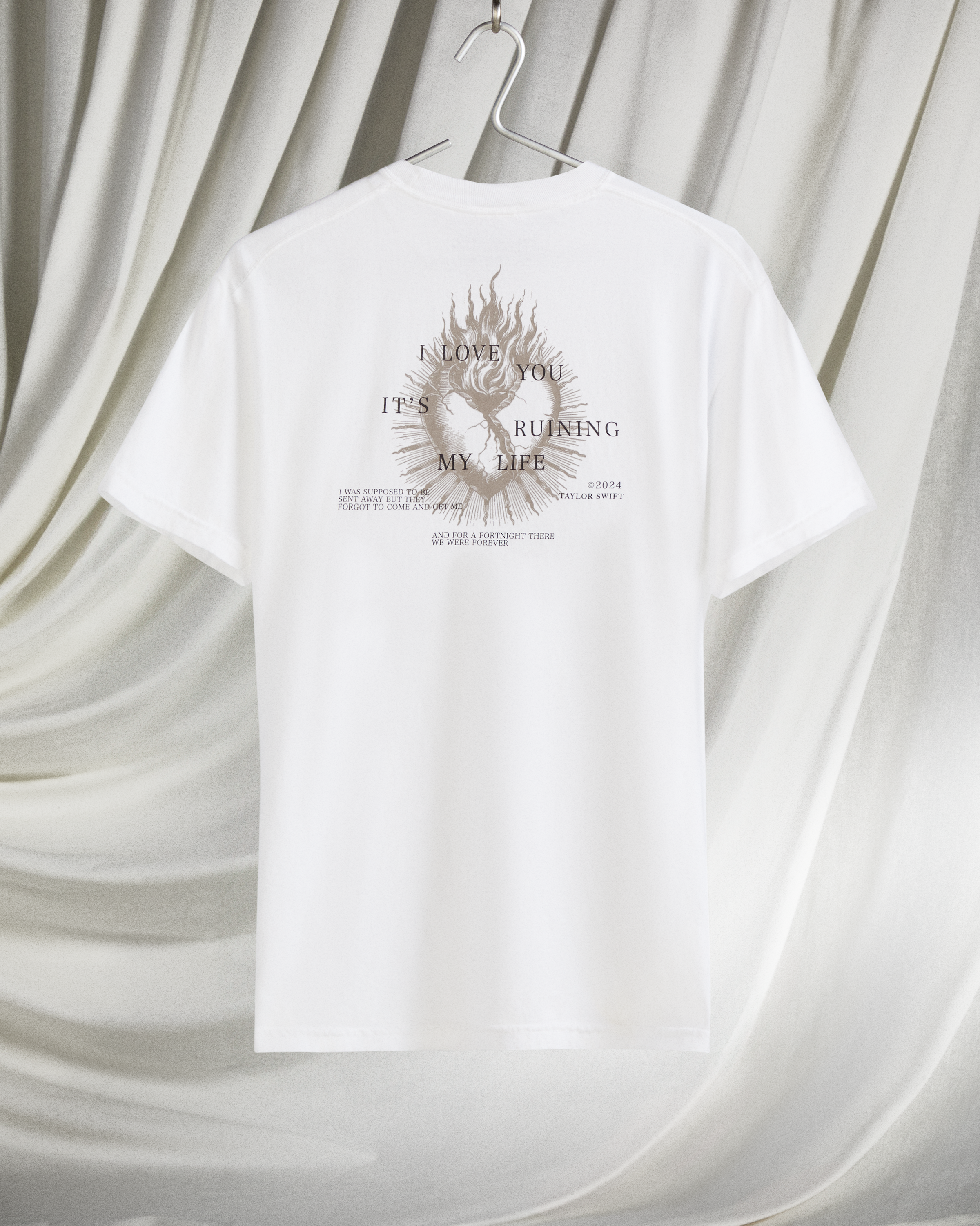 And For A Fortnight There We Were Forever T-Shirt editorial back