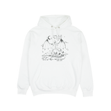 Fighting Dragons With You White Hoodie Front