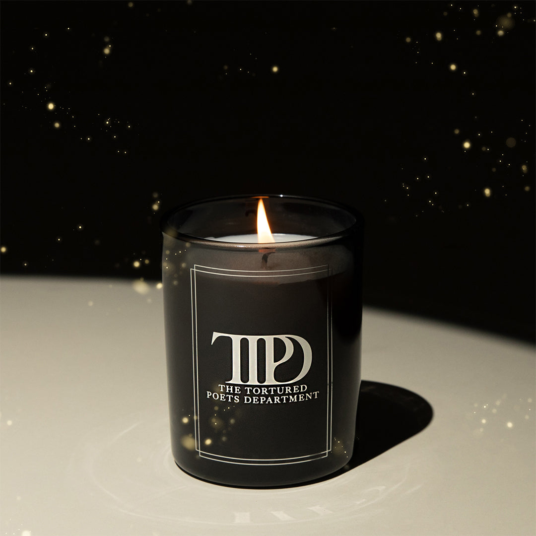 The Tortured Poets Department Candle editorial