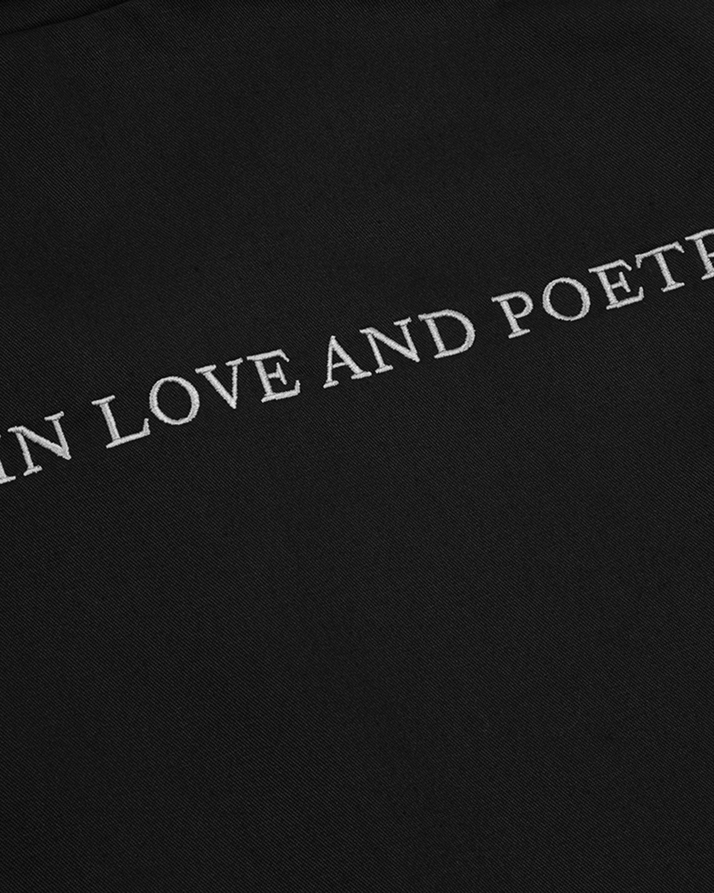 The Tortured Poets Department Black Jacket & 2 Patch Set Bundle detail