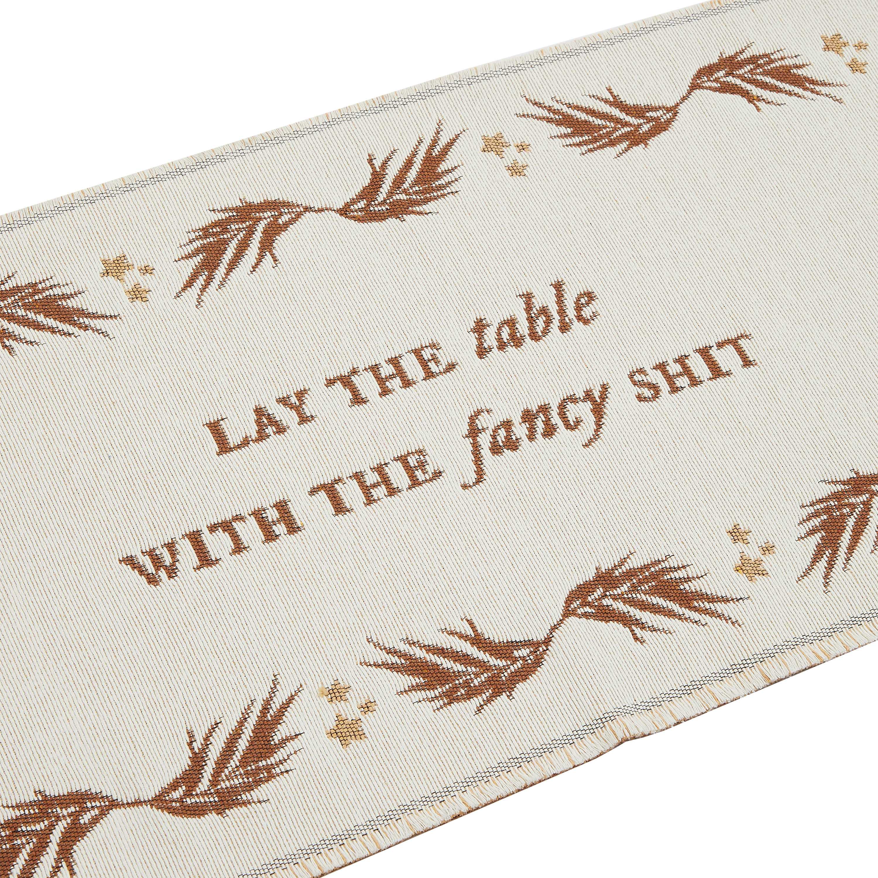 Fancy Shit Table Runner Front