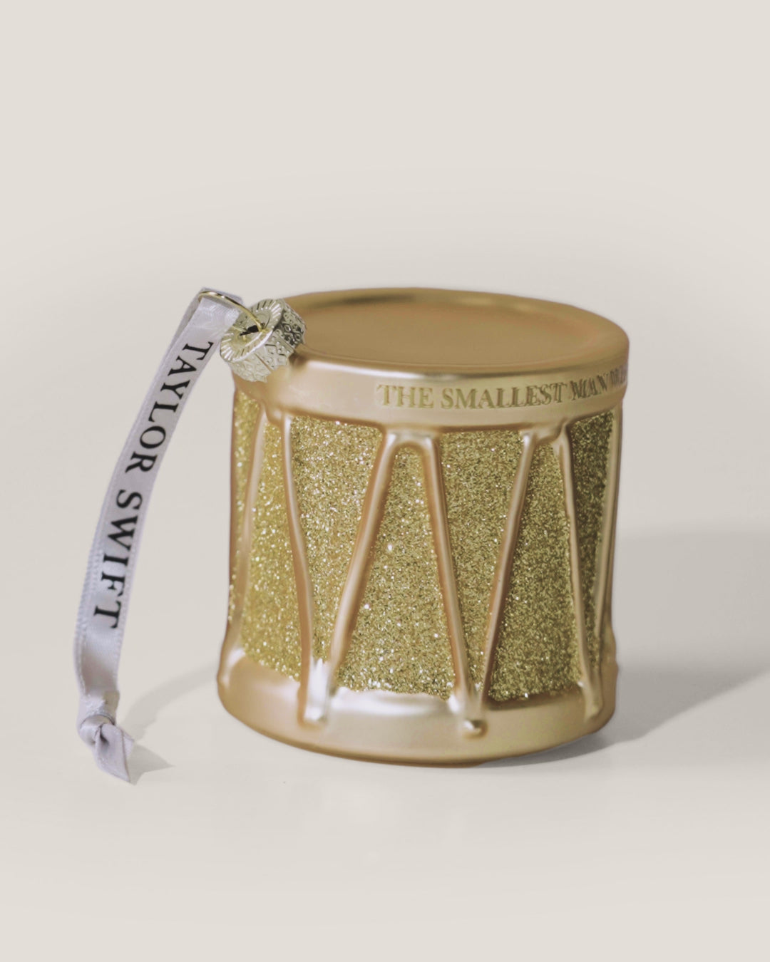 The Smallest Man Who Ever Lived Drum Ornament Detail