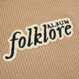 folklore Album Chenille Patch Crewneck Sweater Album Title Detail