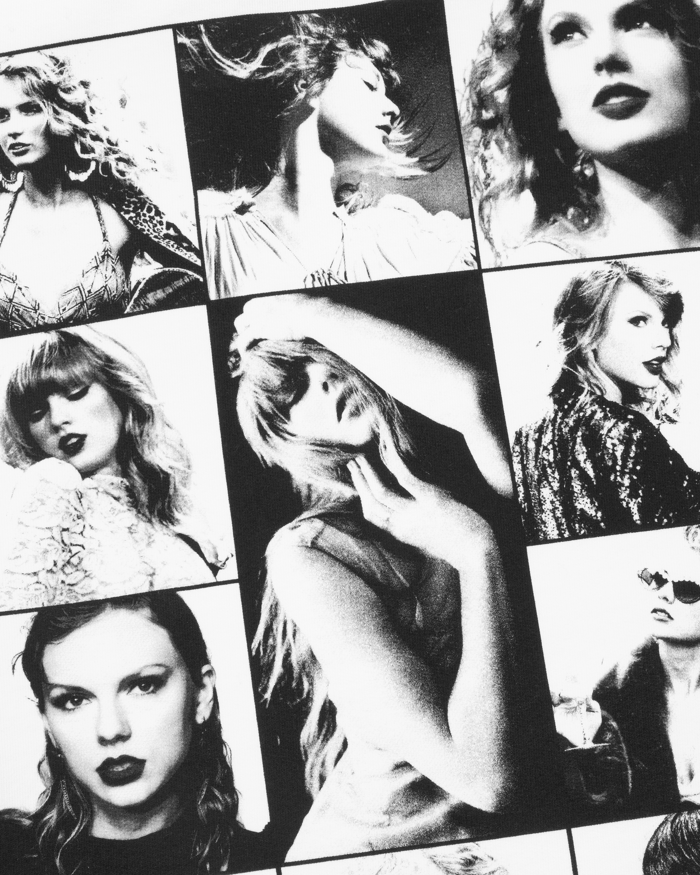 Taylor Swift | The Eras Tour White Crewneck detail