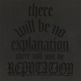 There Will Be No Explanation There Will Just Be Reputation Oversized Hoodie Back Detail
