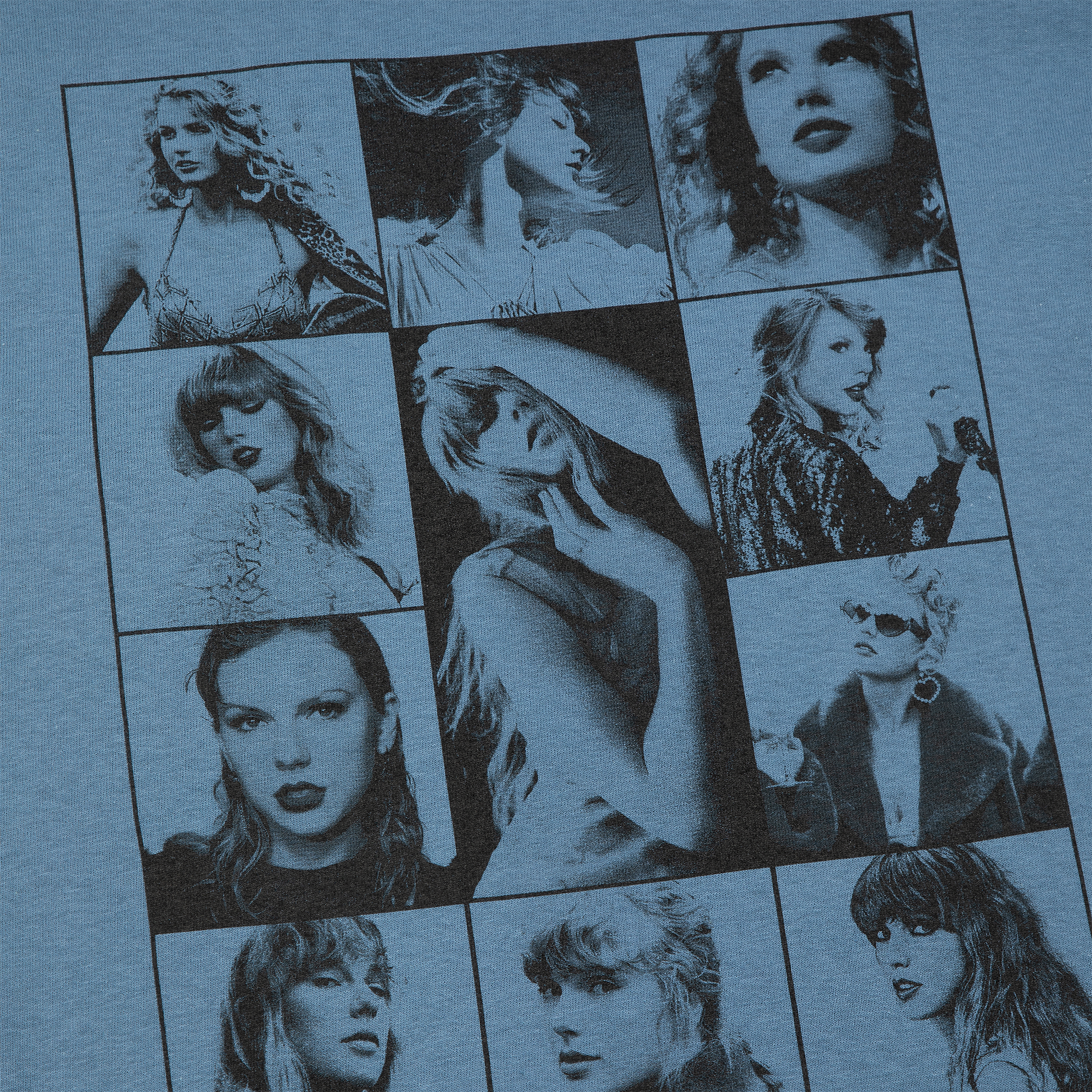Taylor Swift | The Eras Tour Blue T-Shirt Front Detail