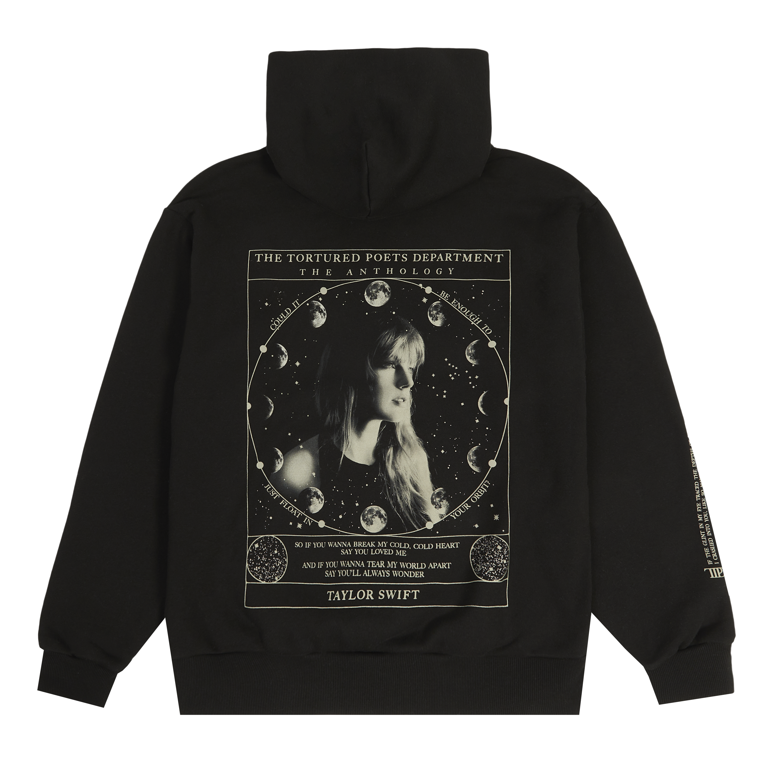 Say You'll Always Wonder Black Hoodie Back