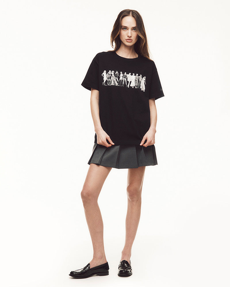 TTPD Eras Black T-Shirt