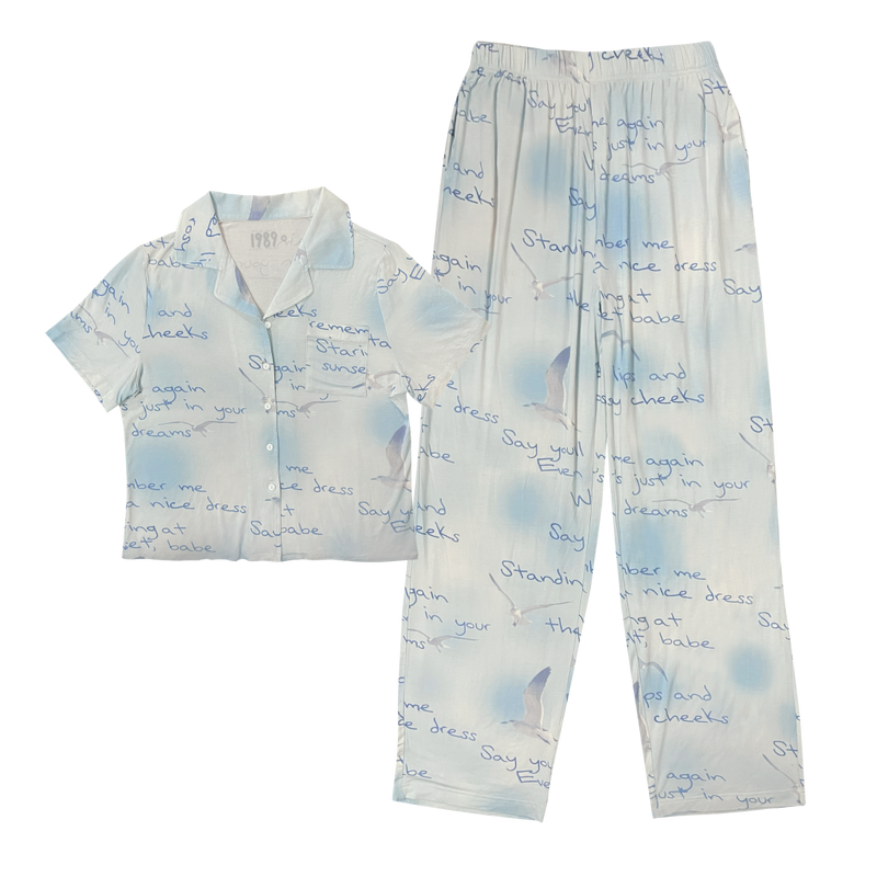 Wildest Dreams Blue Pajama Set