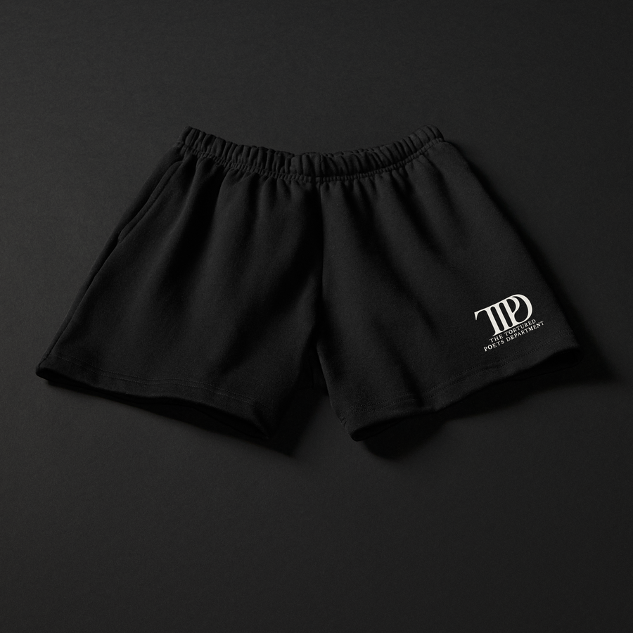 The Tortured Poets Department Black Shorts