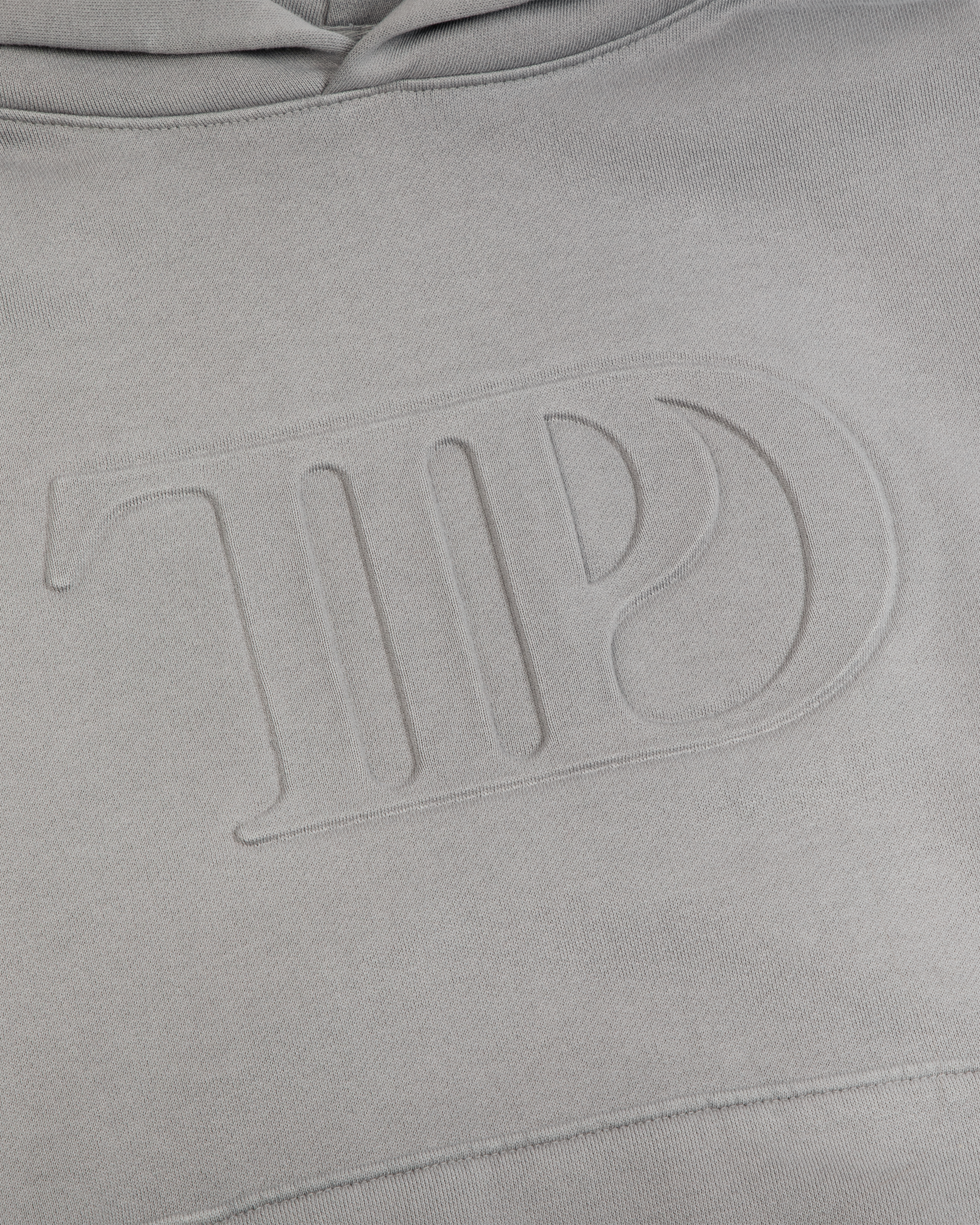TTPD Gray Embossed Hoodie detail
