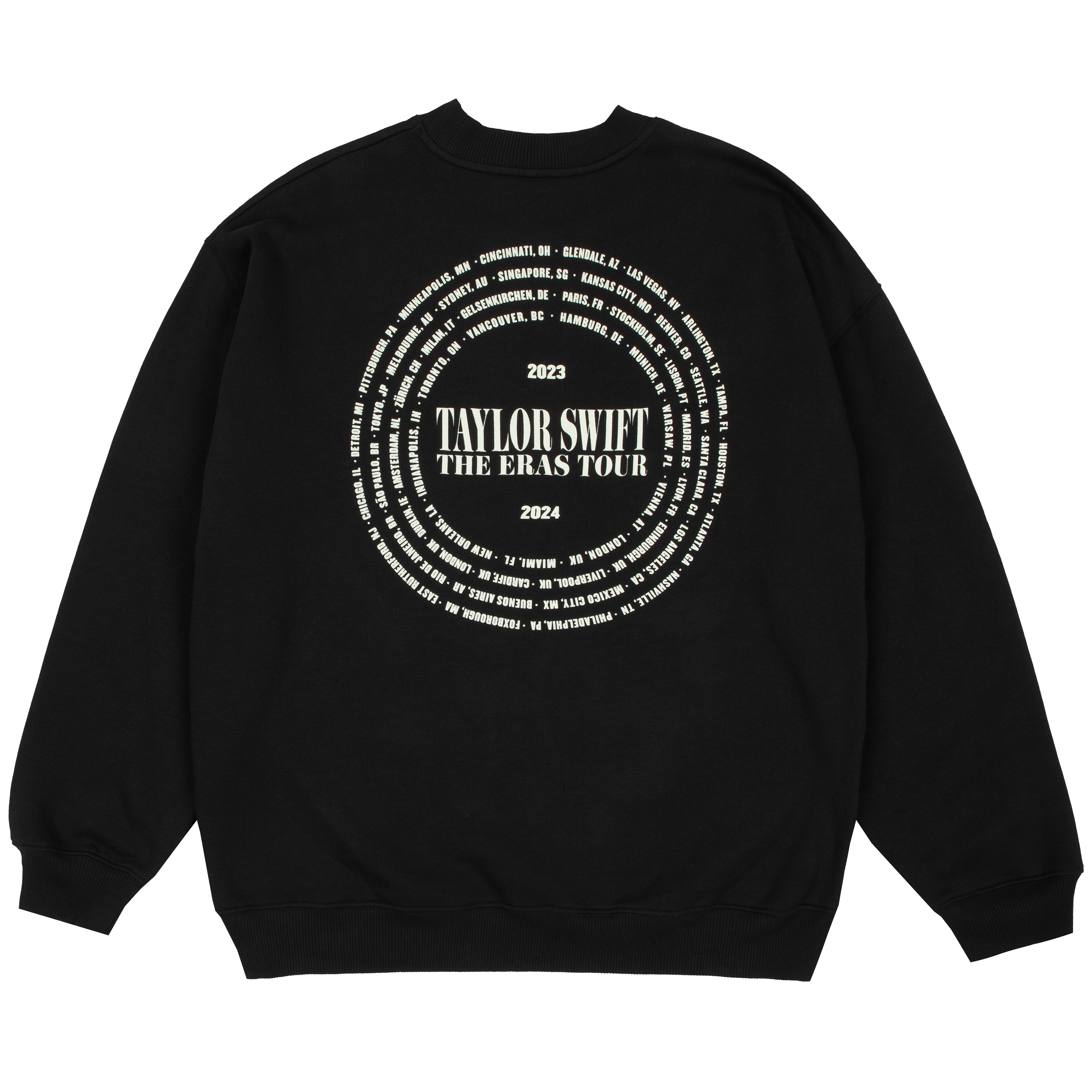 Taylor Swift | The Eras Tour All Too Well Live Photo Oversized Crewneck back