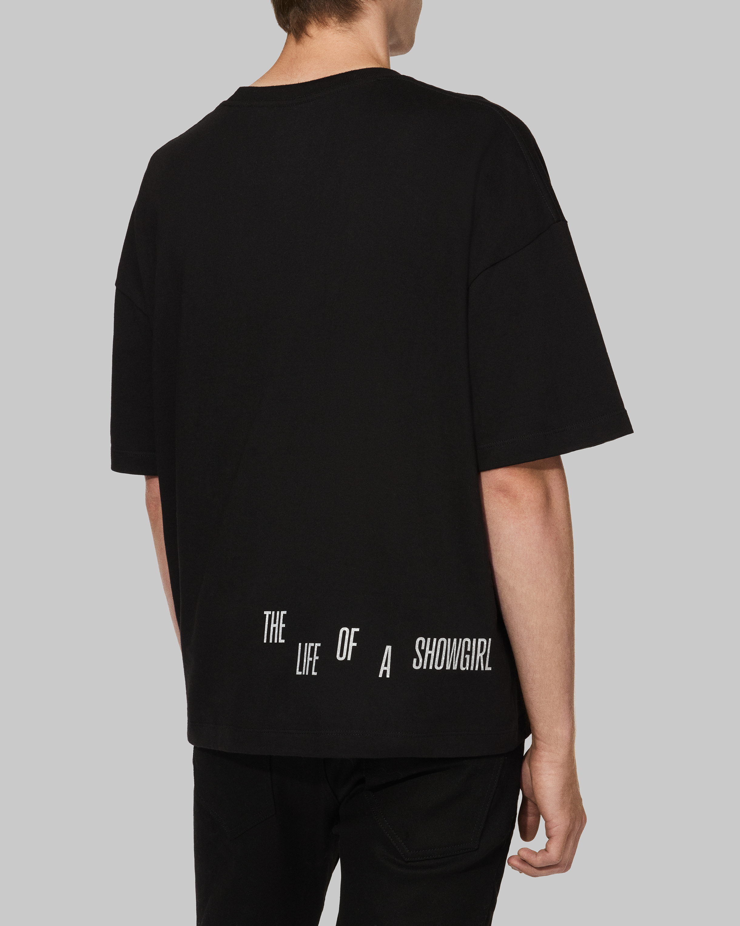 The Life of a Showgirl It's Beautiful T-Shirt  Back on Model