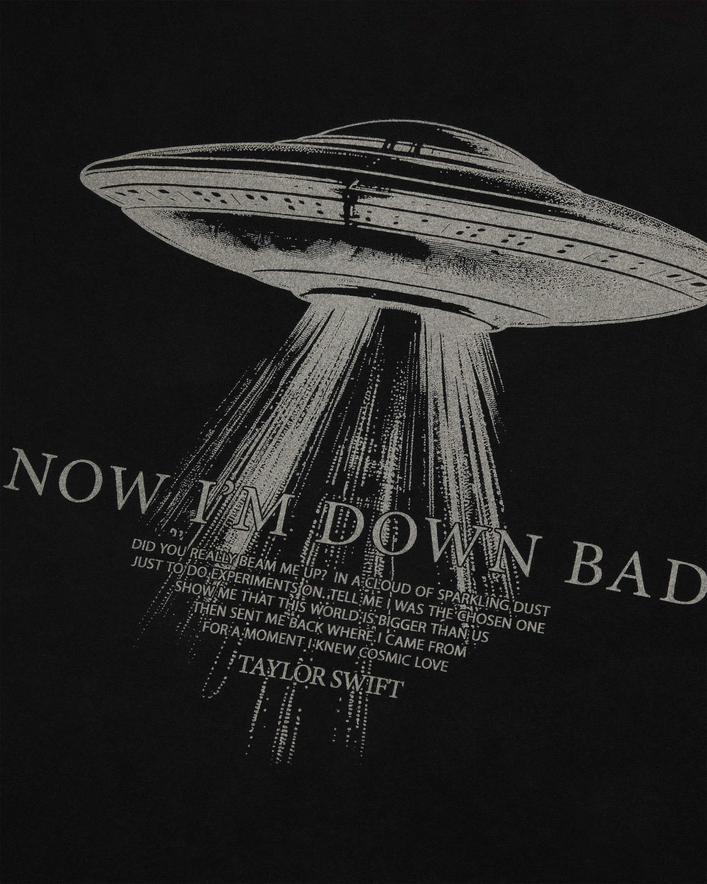Now I'm Down Bad T-Shirt detail
