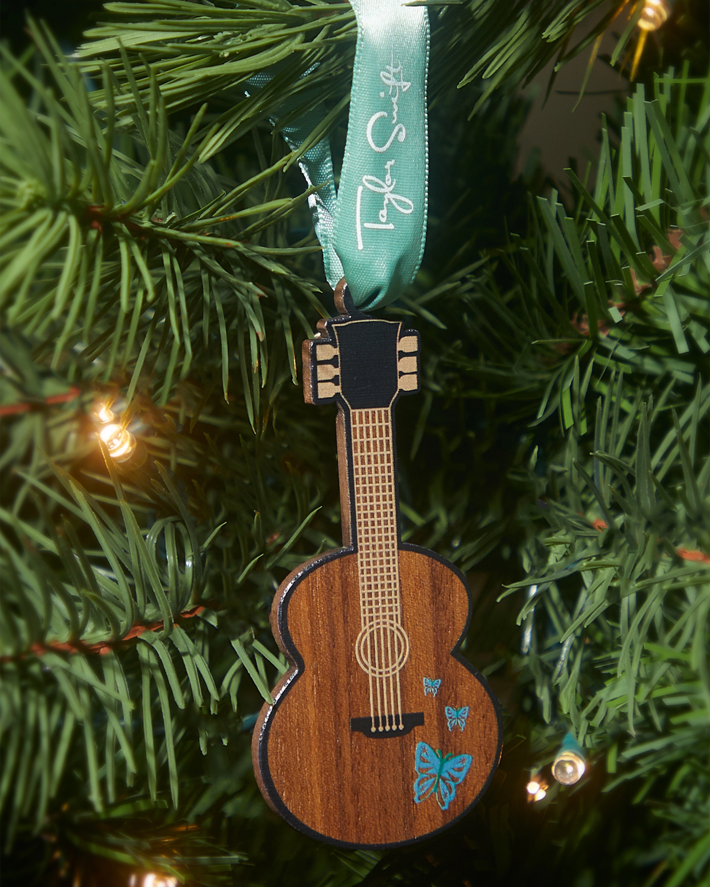 Self-Titled Butterfly Guitar Ornament editorial