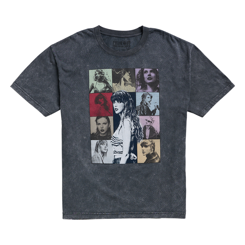 Taylor Swift The Eras Tour Mineral Wash Gray T-Shirt – Taylor