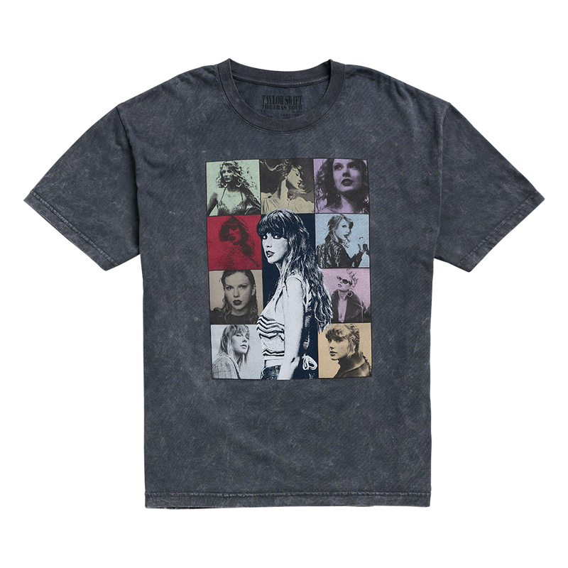 Taylor Swift The Eras Tour Mineral Wash Gray TShirt Taylor Swift