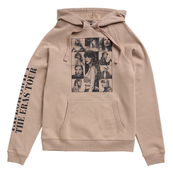Taylor Swift The Eras Tour Taupe Hoodie Front